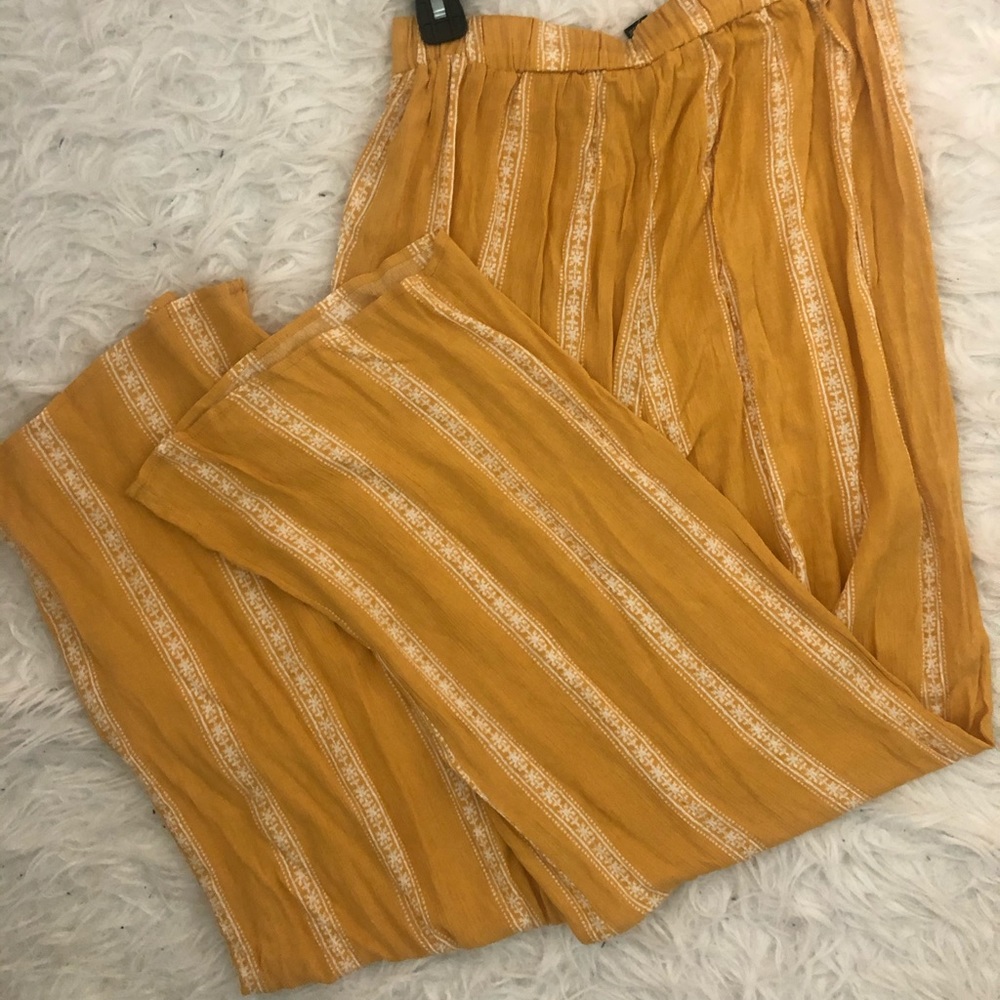Yellow Flowy Pants